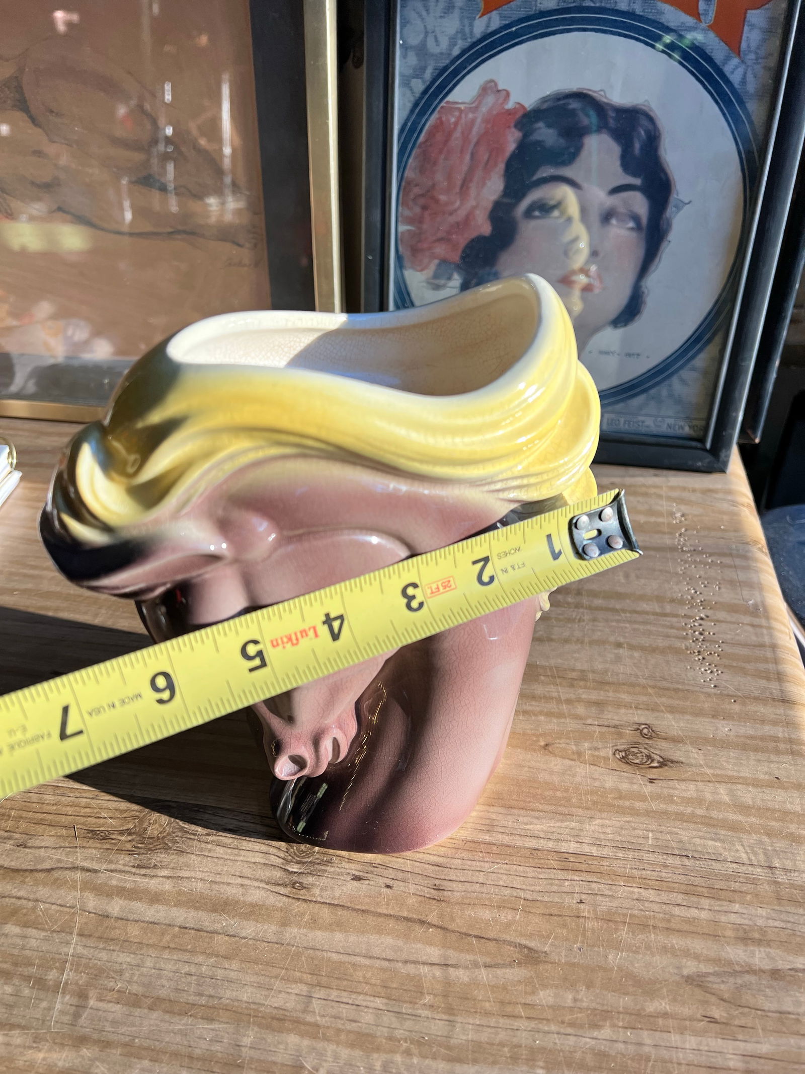 1970s Mid-Century Modern Ceramic Horse Catchall - 3