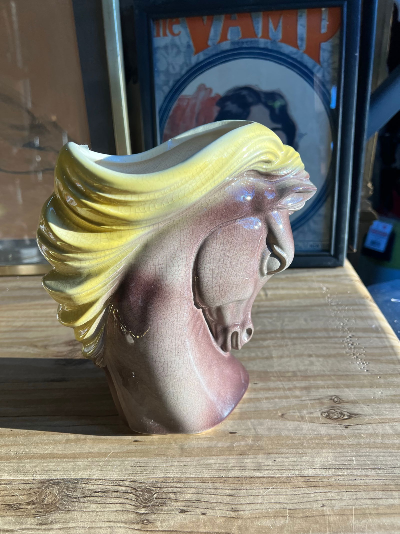 1970s Mid-Century Modern Ceramic Horse Catchall - 7