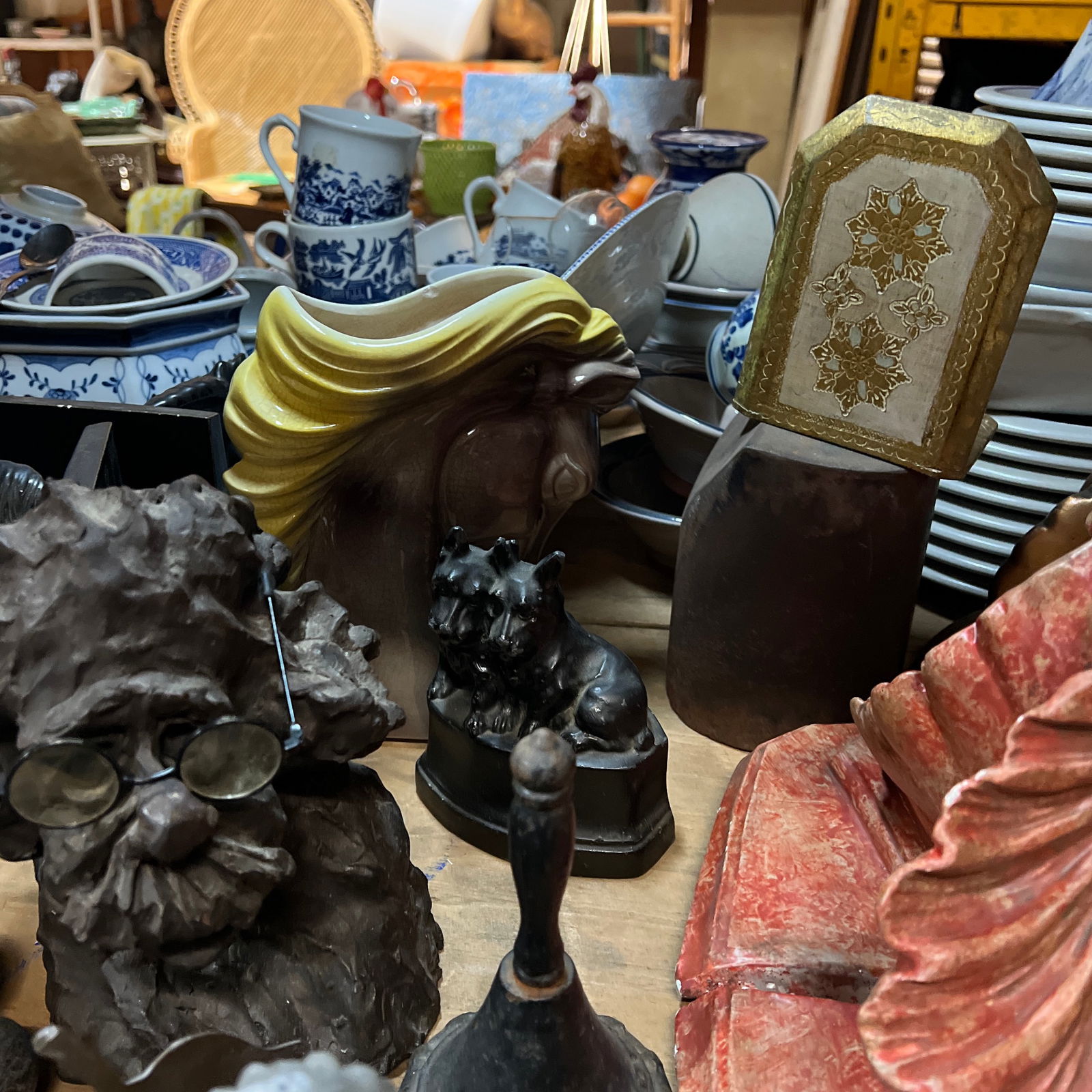 1970s Mid-Century Modern Ceramic Horse Catchall - 8