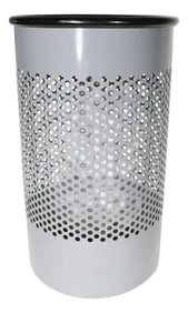 1980s Post Modern Waste Basket Trash Can Designed by Barbieri and Marianelli for Rexite Milano