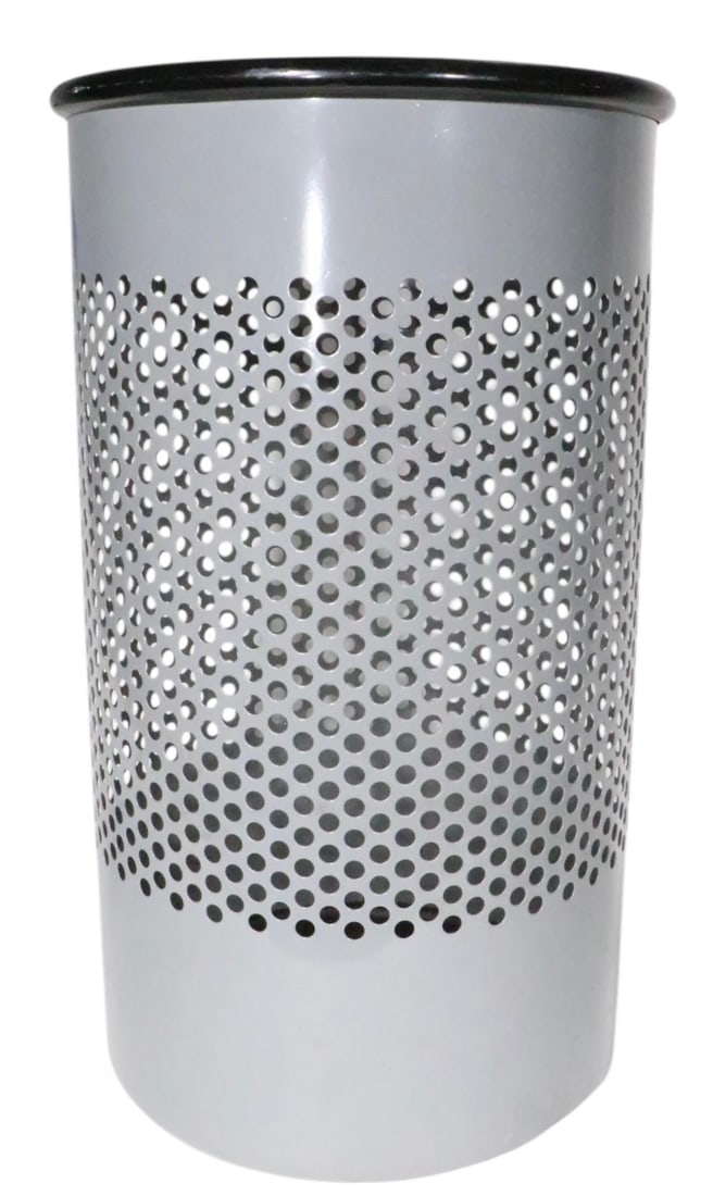 1980s Post Modern Waste Basket Trash Can Designed by Barbieri and Marianelli for Rexite Milano - 5