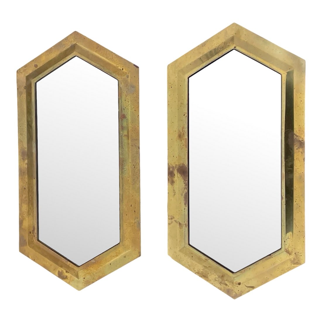 Vintage Brass Decorative Mirrors- Set (1 of 9)