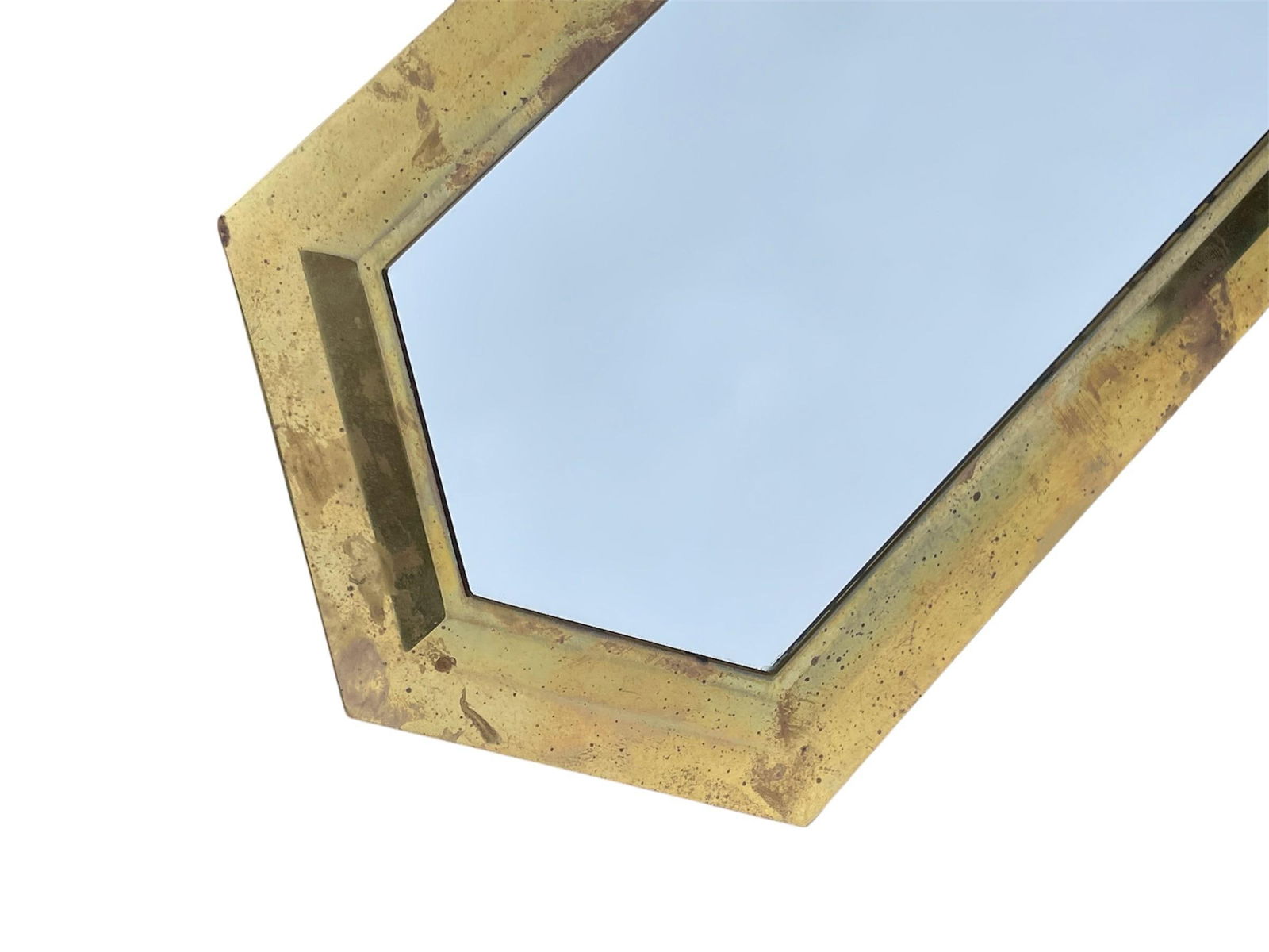 Vintage Brass Decorative Mirrors- Set - 3