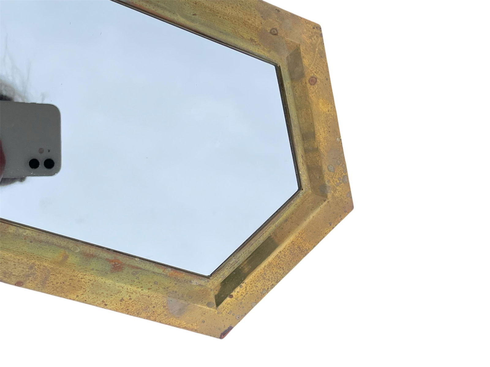 Vintage Brass Decorative Mirrors- Set - 6