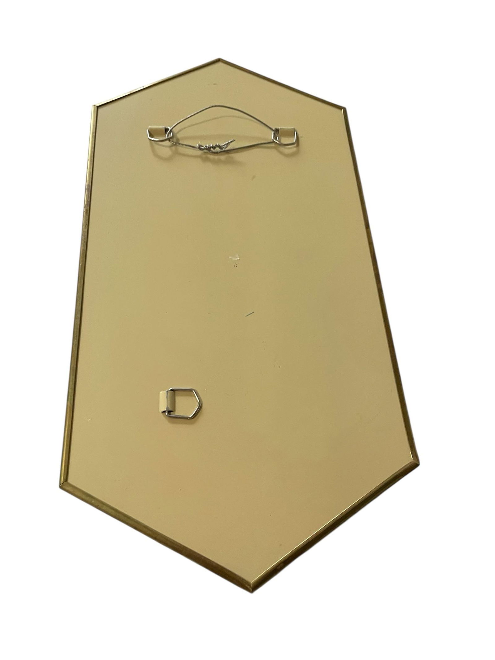 Vintage Brass Decorative Mirrors- Set - 8