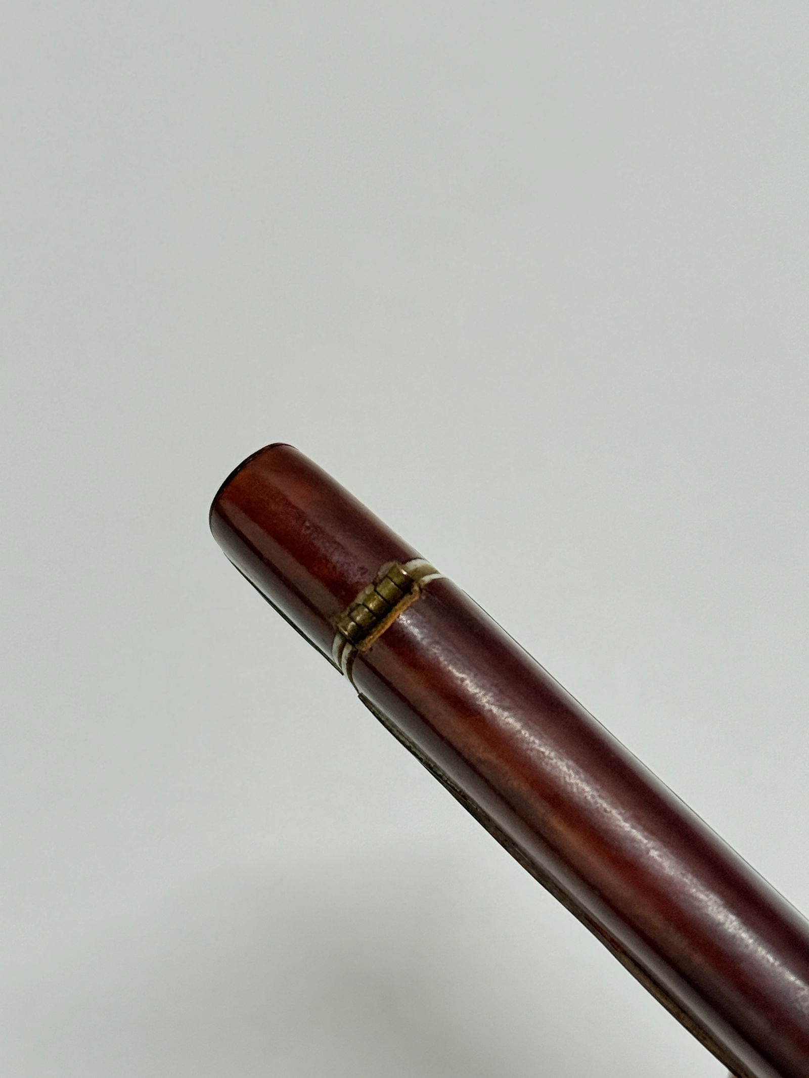 Inlaid Faux Tortoiseshell and Mother-of-Pearl Card Case With Floral Motif - 7