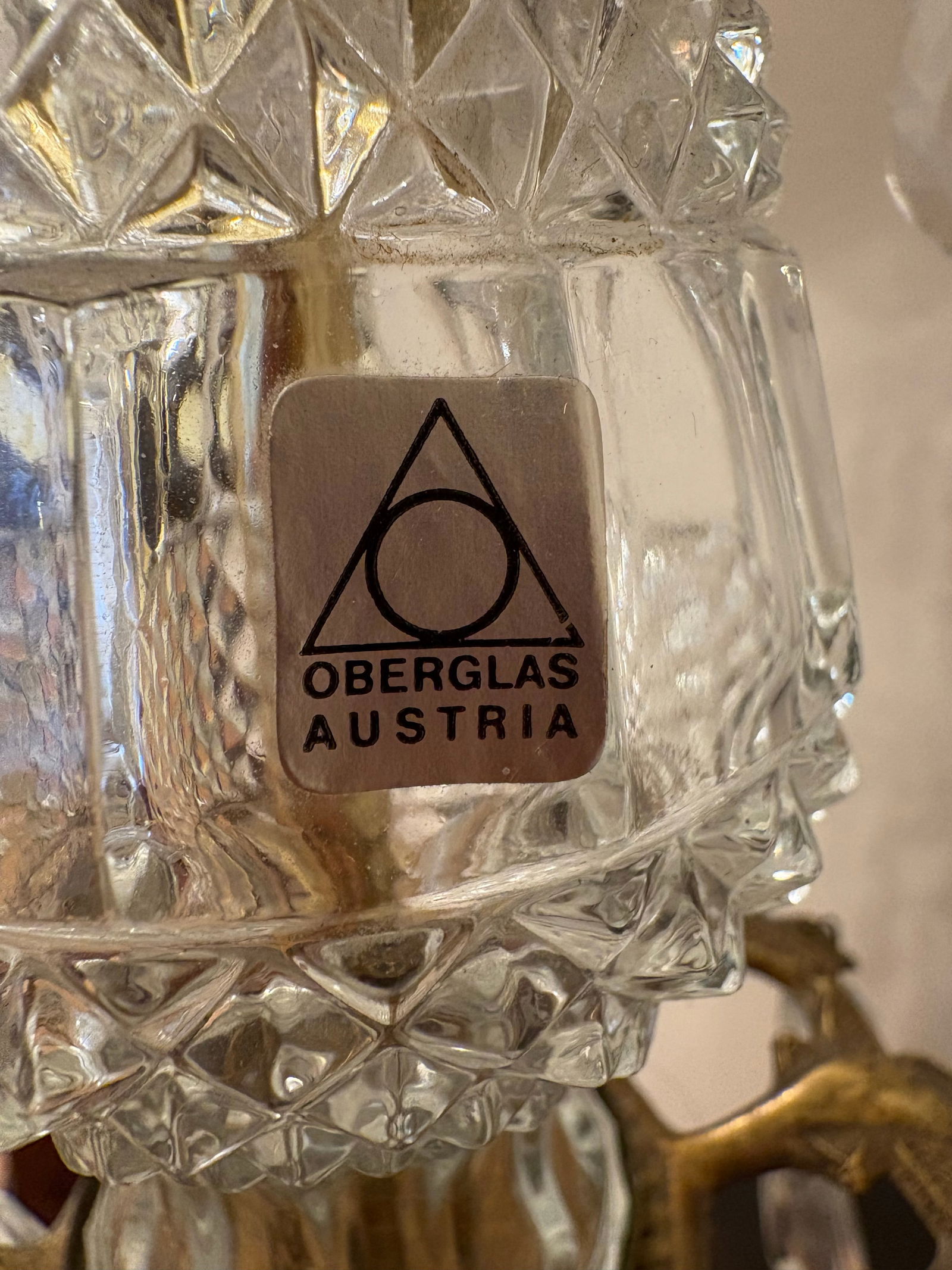 1950s Hollywood Regency Hand Stamped Austrian Lamps Wifh Fortuny Fabric Lamp Shades, a Pair - 8