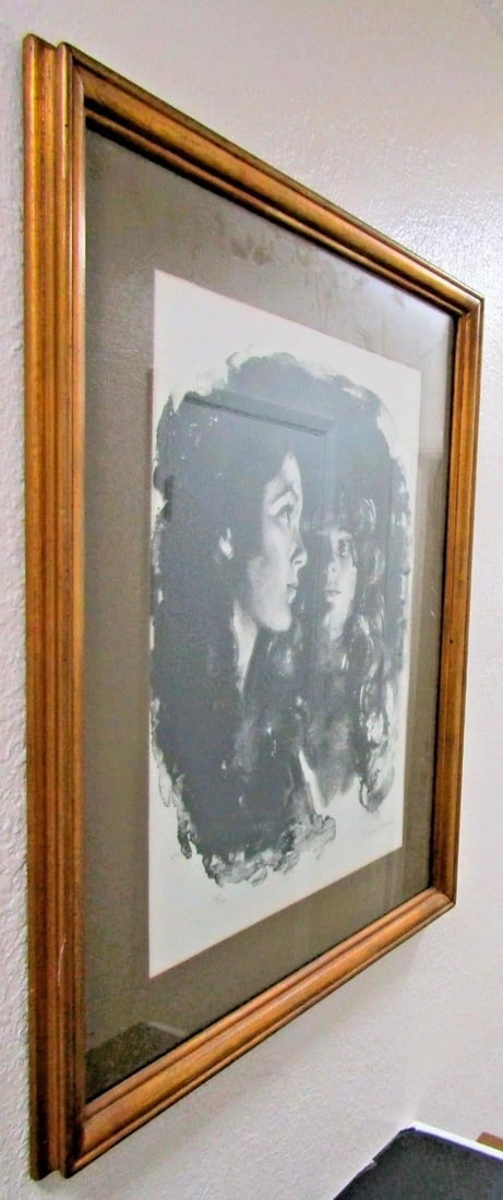 1970s Sandu Liberman Lithograph in the Dark Signed and Numbered in Pencil Framed - 7