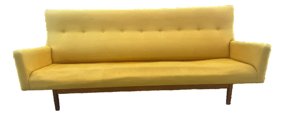 1950s Attributed to Jens Risom Sofa – Original Family Ownership, Reupholstery Project (1 of 11)