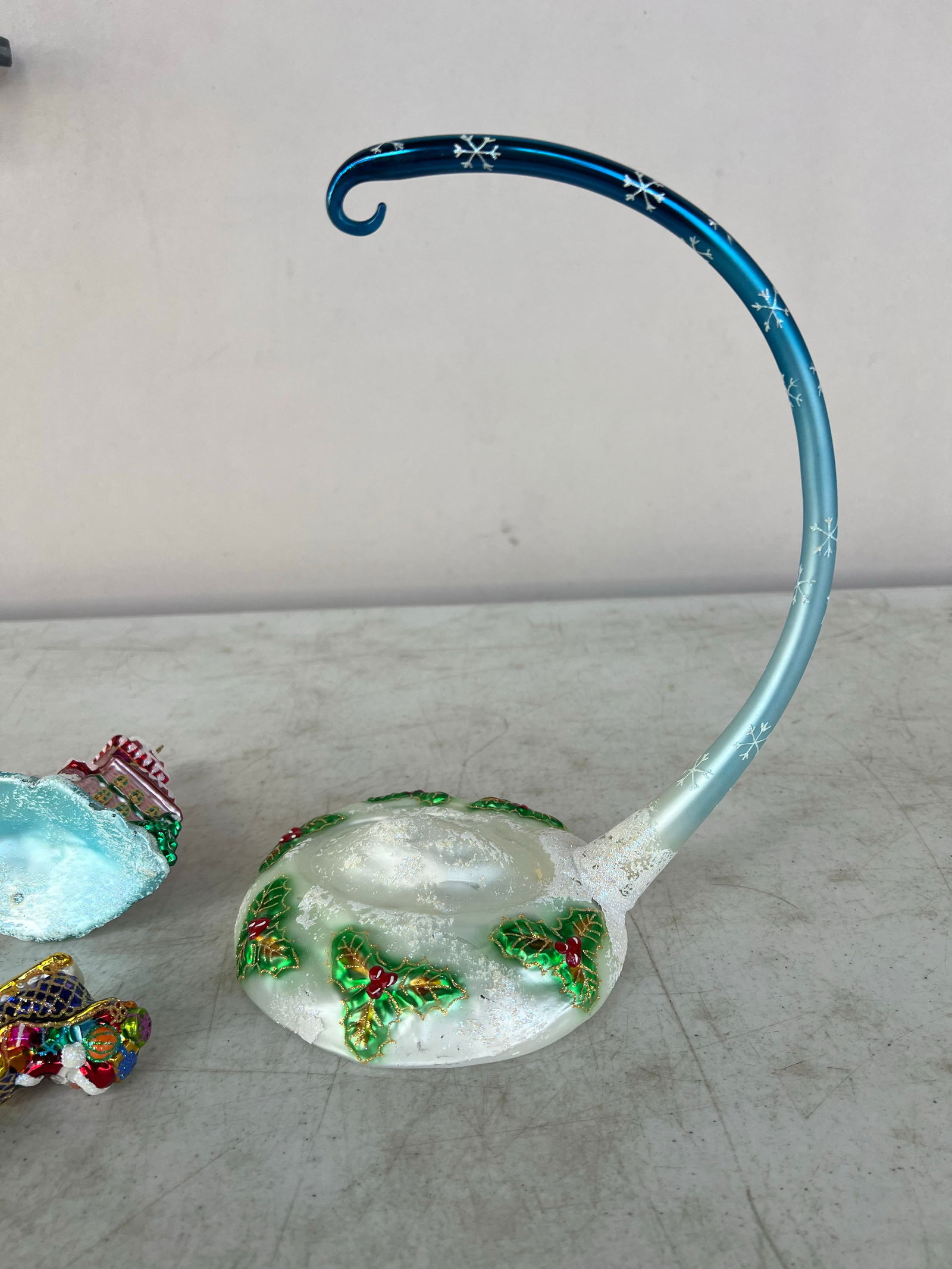 Christopher Radko Santa's Midnight Magic Sleigh- 3 Pieces - 5