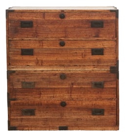Antique Japanese Stacking Tansu Chest