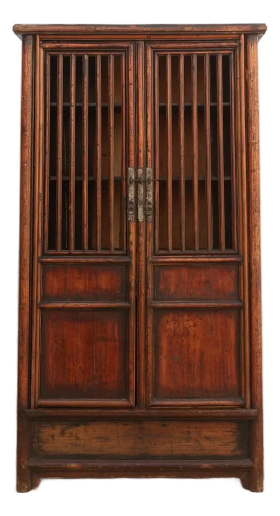 Tall Antique Chinese Lattice Noodle Cabinet (1 of 14)