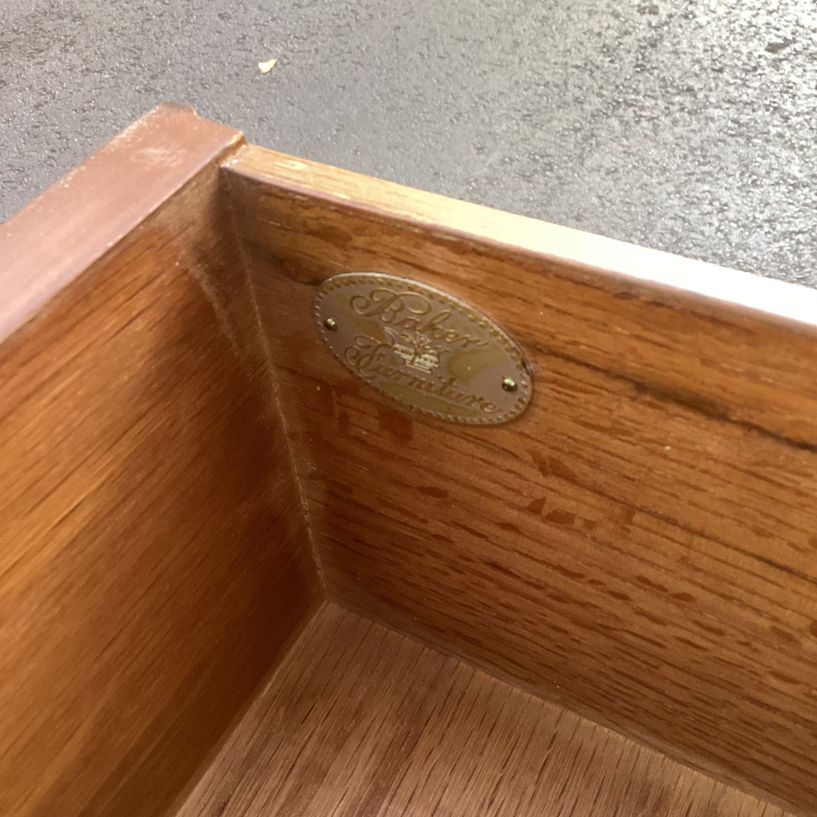 Mid 20th Century Michael Taylor for Baker Furniture Walnut Chest of Drawers - 2