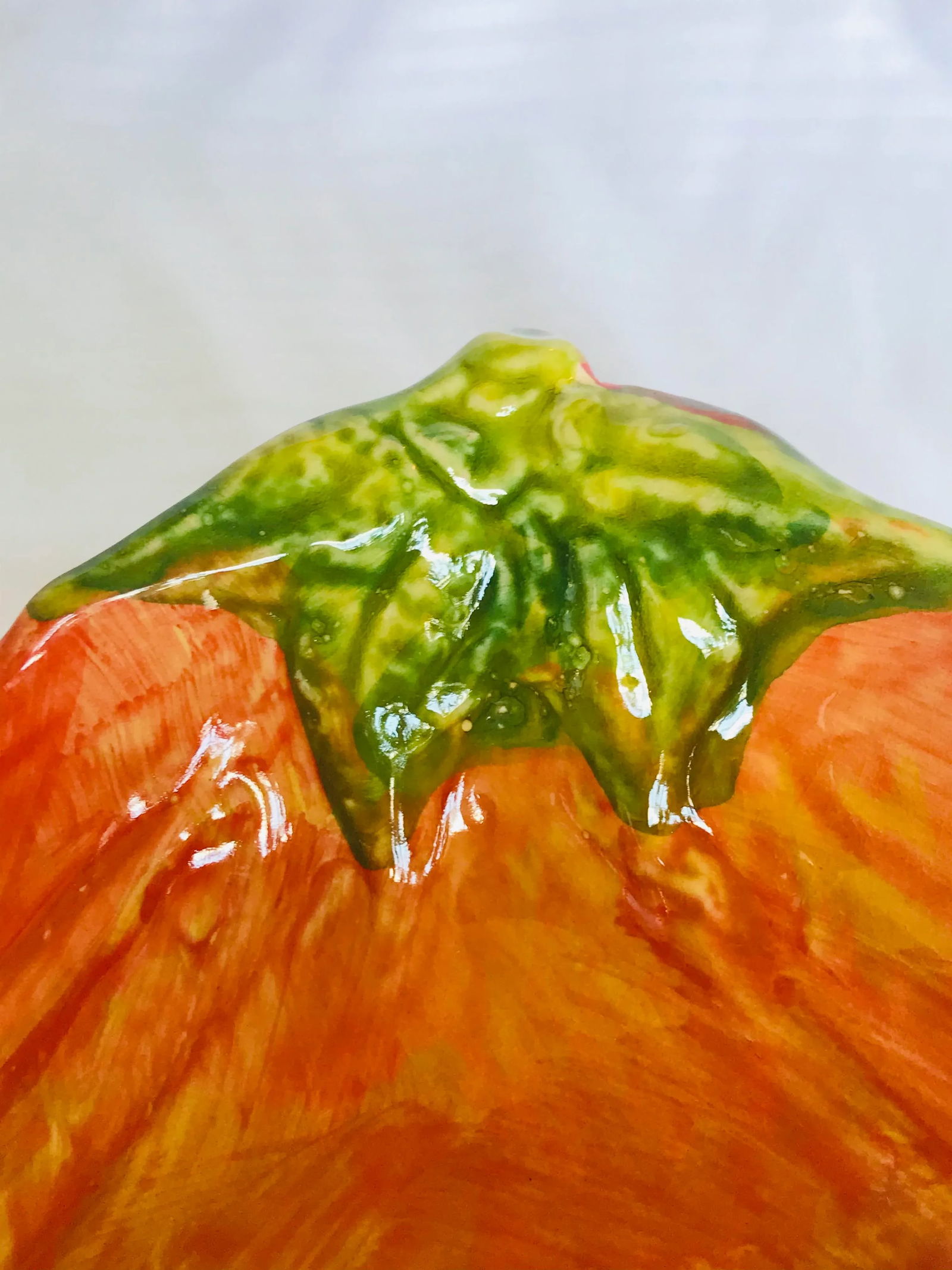 Late 20th Century Italian Majolica Tomato Dish - 3