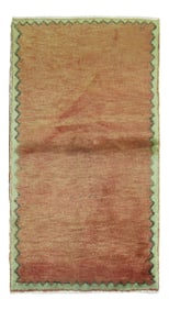 Rust Mid 20th Century Turkish Rug, 2'6'' X 4'2''