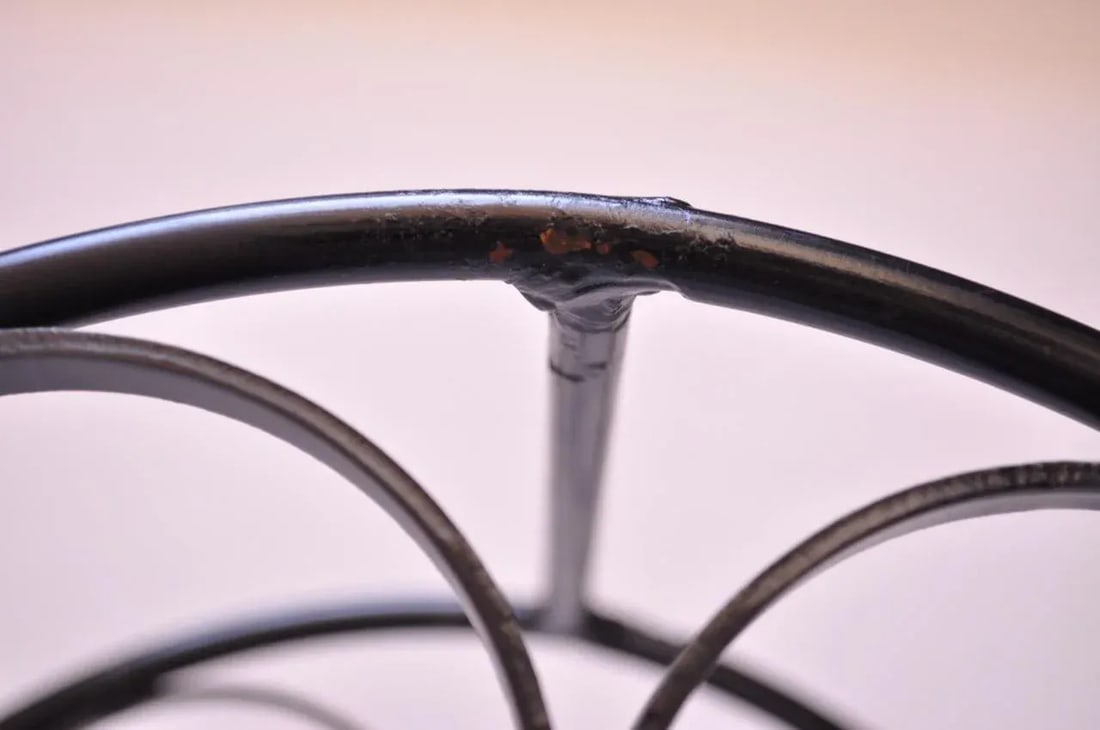 Arthur Umanoff Wrought Iron Seventeen-Bottle Wine Holder - 11