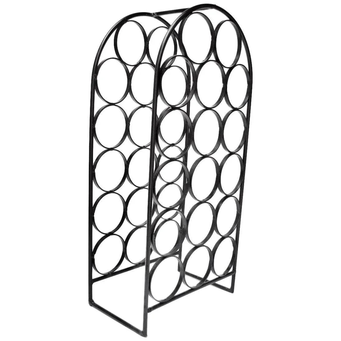 Arthur Umanoff Wrought Iron Seventeen-Bottle Wine Holder - 13