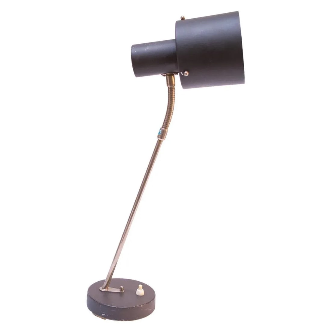 Midcentury Swedish Modern Gooseneck Table Lamp by EwÃ¥ Värnamo - 13