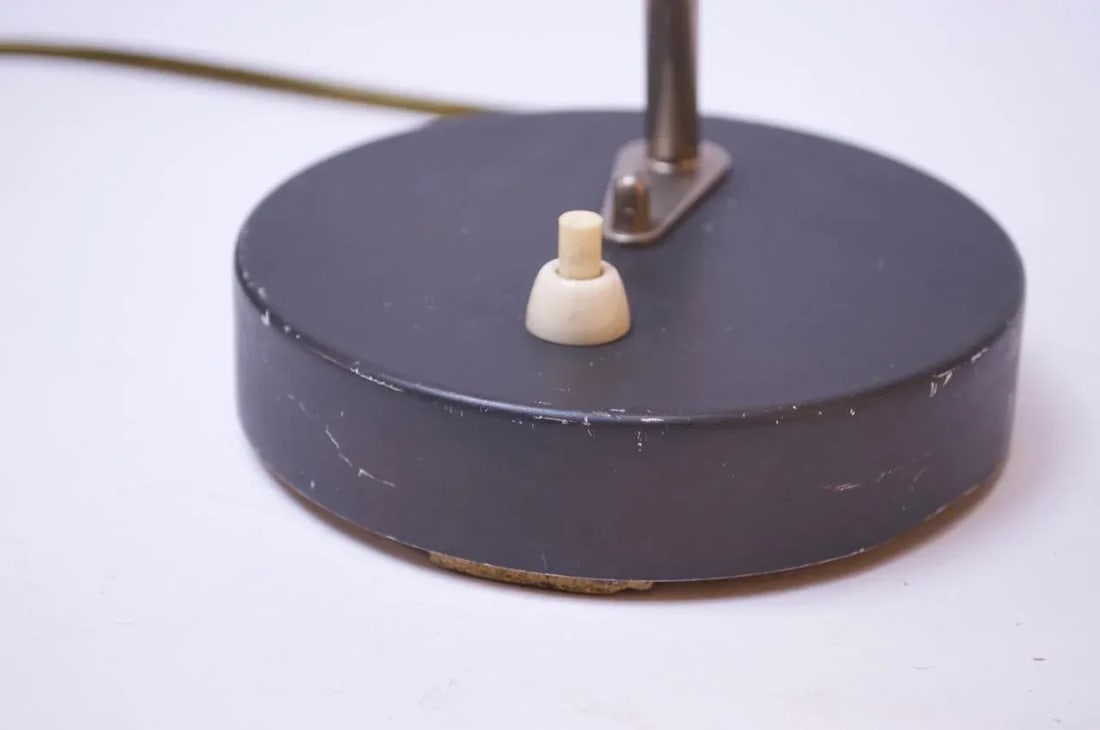 Midcentury Swedish Modern Gooseneck Table Lamp by EwÃ¥ Värnamo - 7