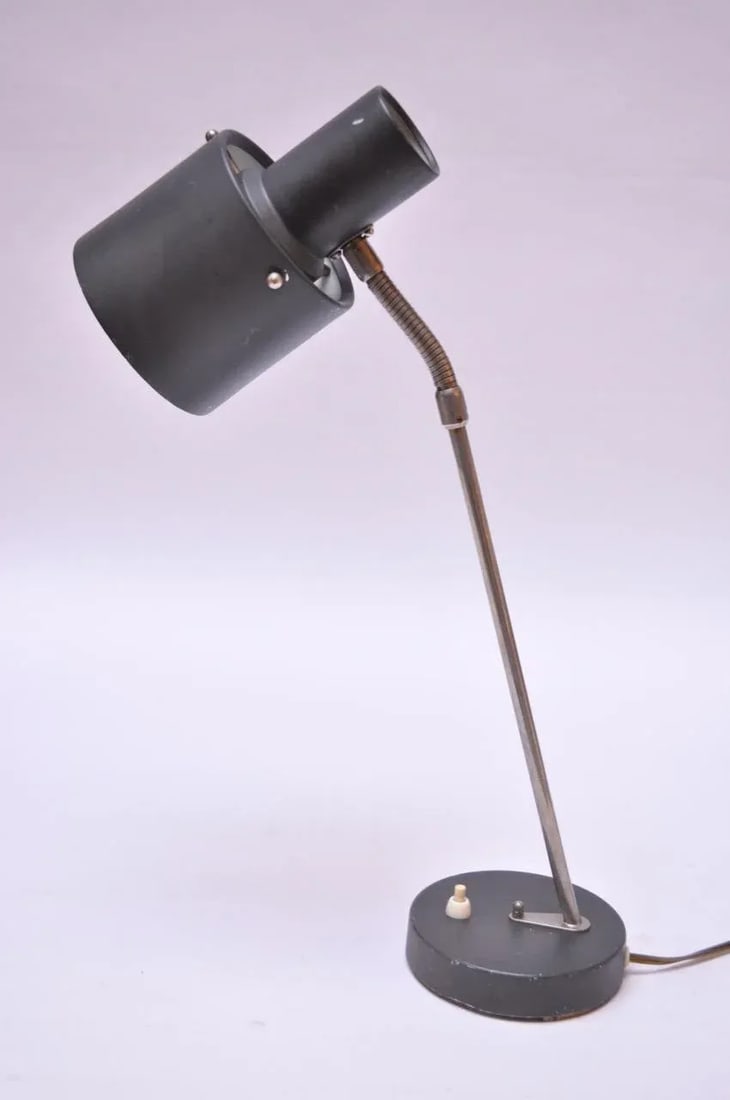 Midcentury Swedish Modern Gooseneck Table Lamp by EwÃ¥ Värnamo - 8