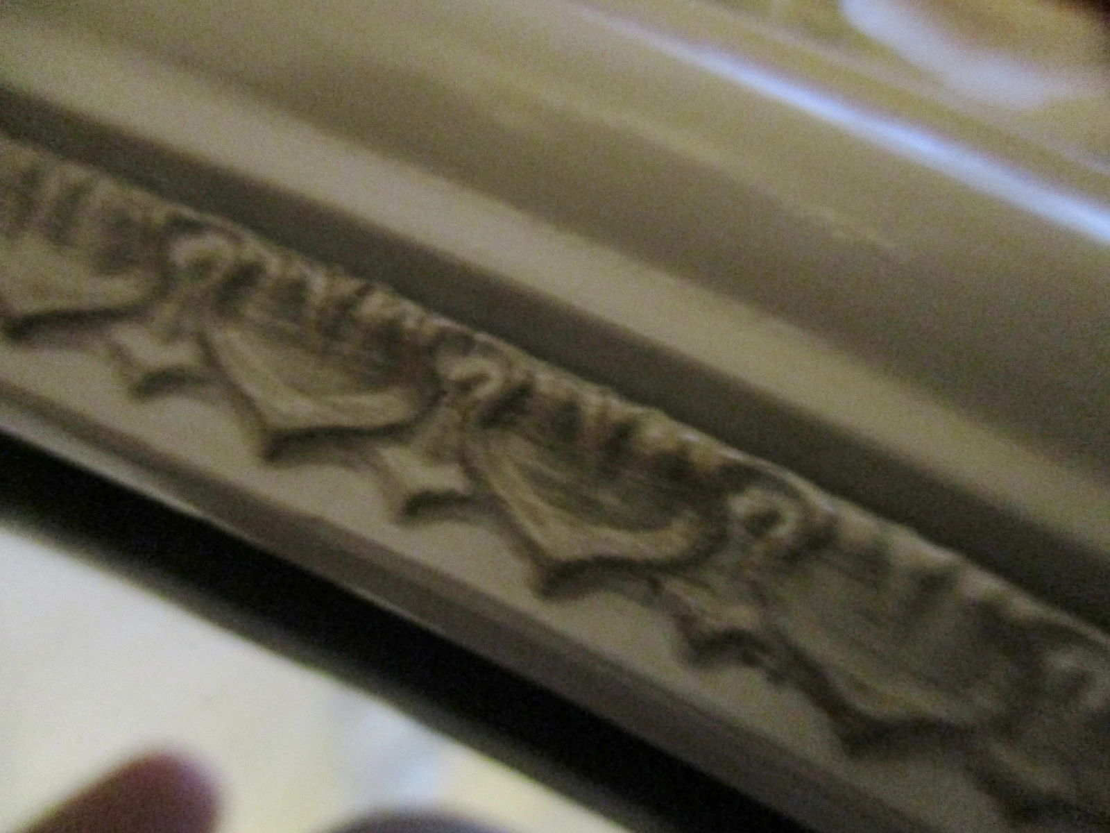 Mid-Century Modern Carolina Mirror Company Oval White Framed Mirror - 7