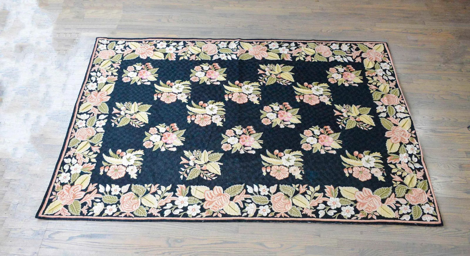 Late 20th Century Vintage Needlepoint Rug - 11