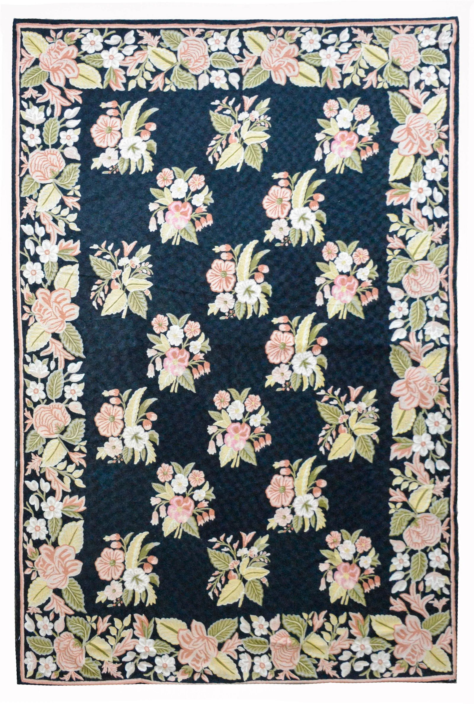 Late 20th Century Vintage Needlepoint Rug - 12