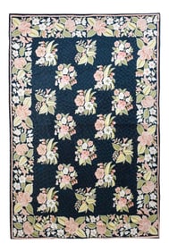 Late 20th Century Vintage Needlepoint Rug
