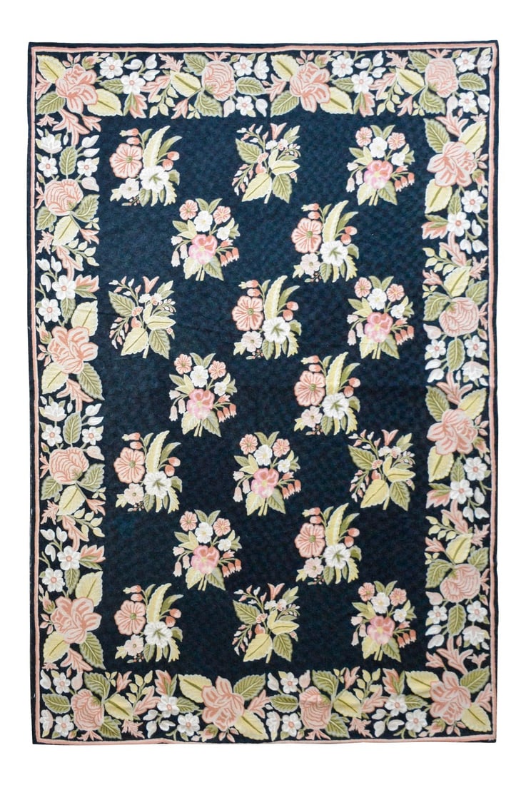 Late 20th Century Vintage Needlepoint Rug (1 of 12)
