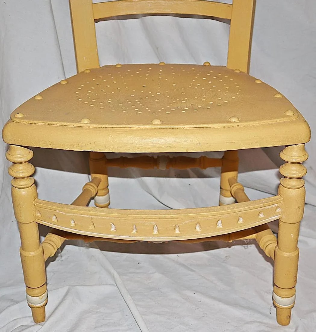 Antique Prie Dieu French Prayer Chair - 5