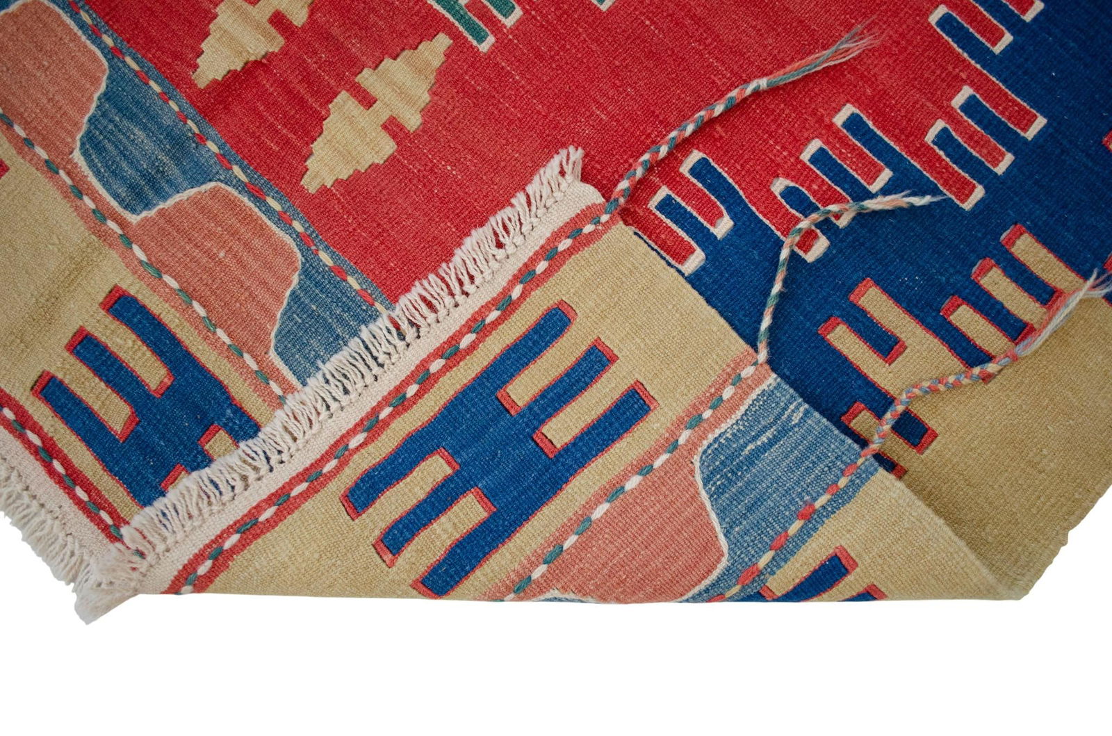 Vintage Hand-Made Turkish Kilim Rug - 11