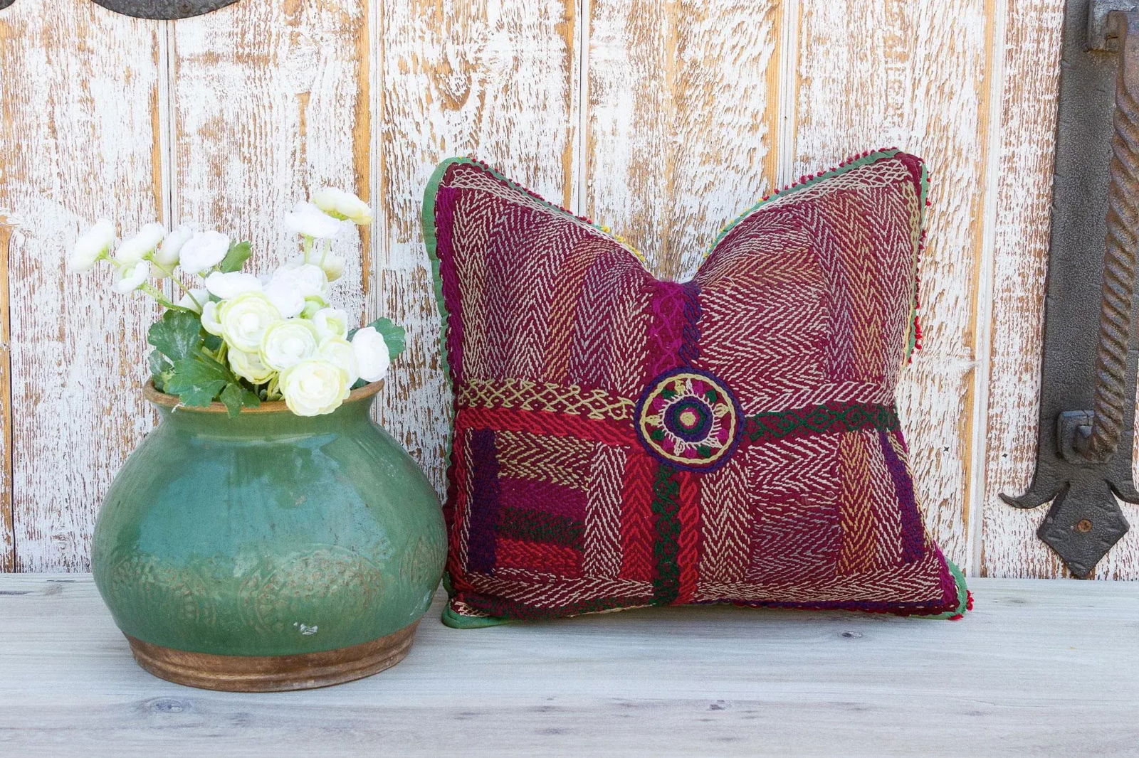 Rargoli Sindh Sami Square Pillow - 2