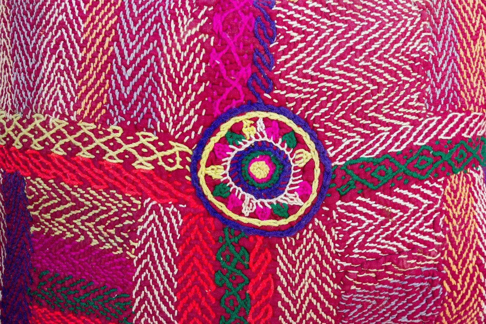 Rargoli Sindh Sami Square Pillow - 3