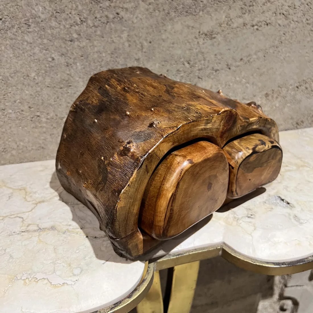 1960s Exotic Cocobolo Jewelry Box Mexico Mid-Century Organic - 10