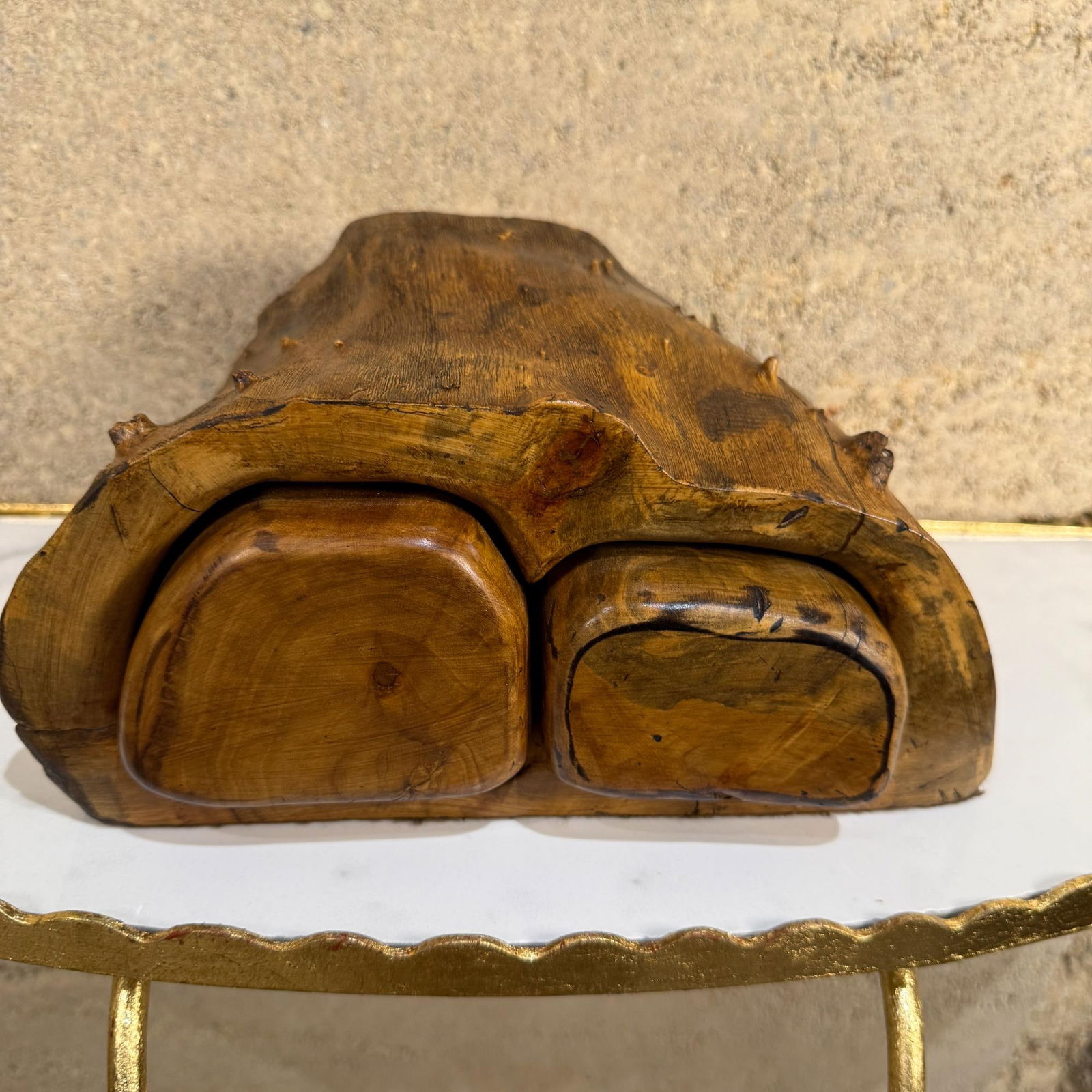 1960s Exotic Cocobolo Jewelry Box Mexico Mid-Century Organic - 11