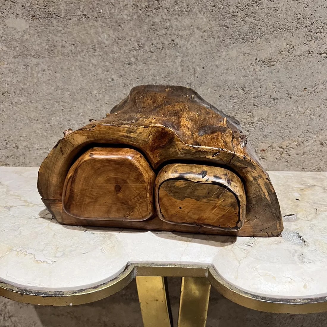 1960s Exotic Cocobolo Jewelry Box Mexico Mid-Century Organic - 2