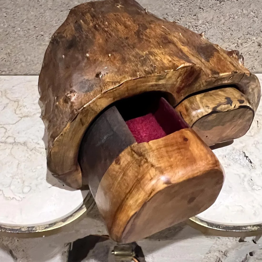 1960s Exotic Cocobolo Jewelry Box Mexico Mid-Century Organic - 3