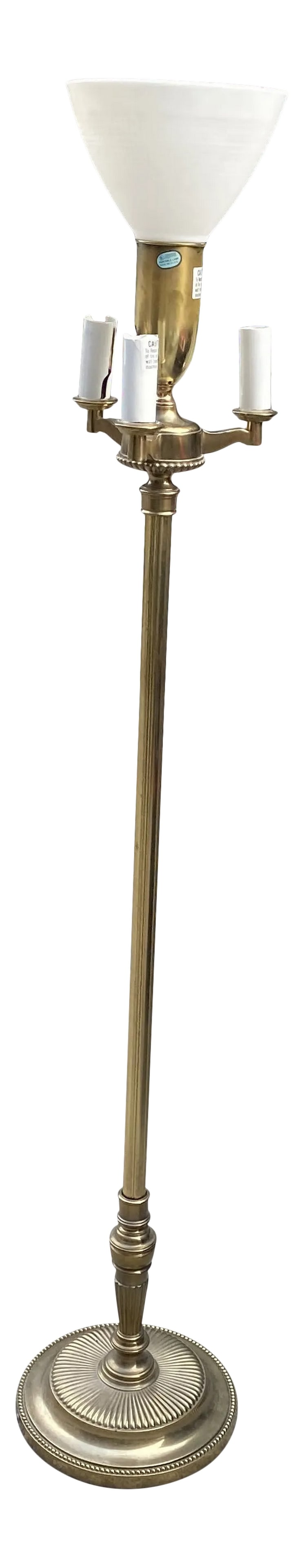 1970s Stiffel Brass Floor Lamp (1 of 4)