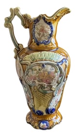 Antique English Majolica Pitcher