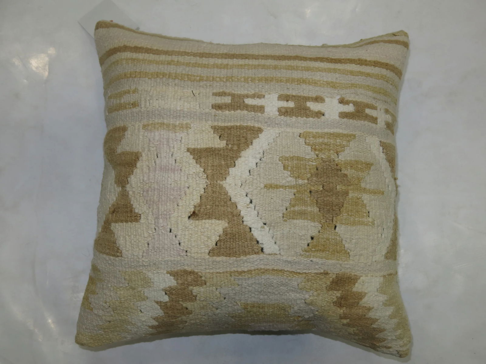 Light Kilim Rug Pillow - 3