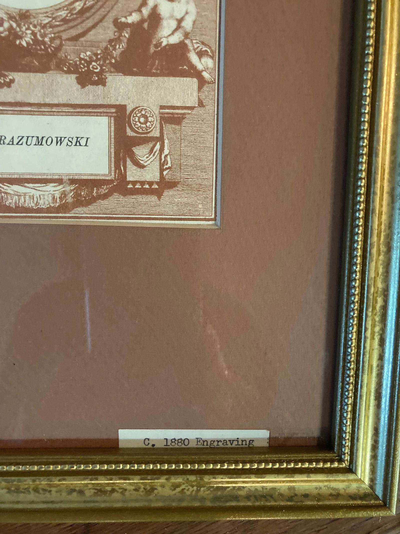 Antique Engraved Silhouettes in Giltwood Frames -Set of 3 - 5