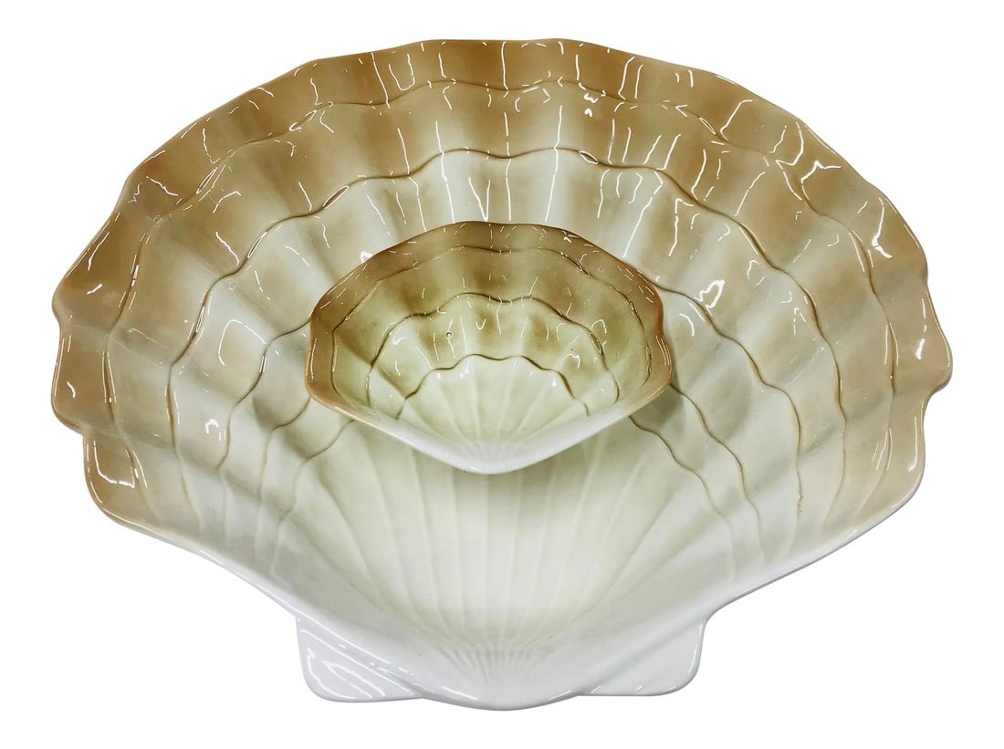 Otagiri Clam Shell Coastal Chip and Dip Set - Made in Japan (1 of 5)