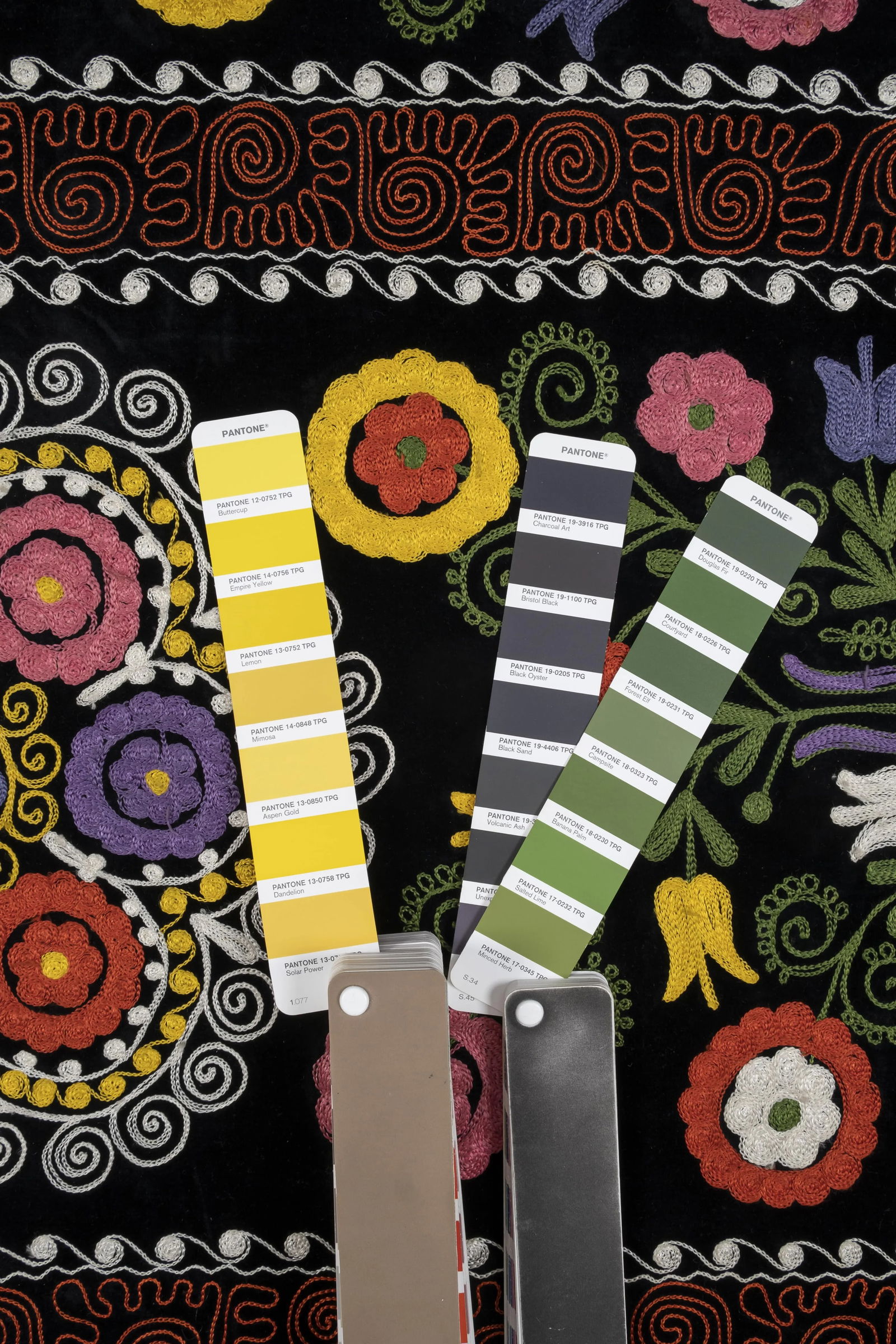 Suzani Covered Bench Handmade Ottoman From Anatolian - 7