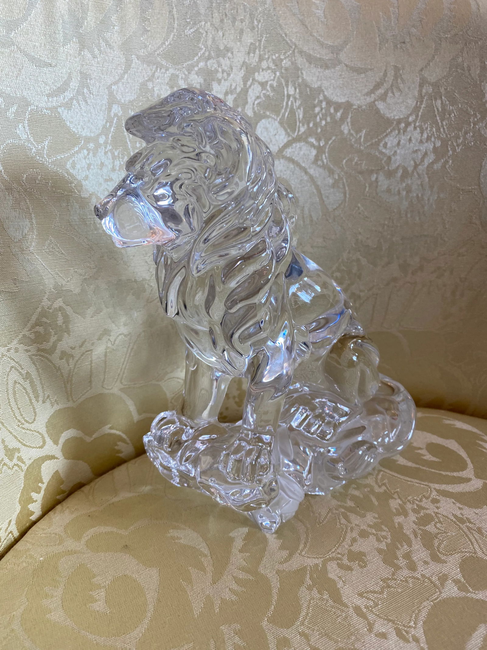 1980s Crystal Lion by Lenox Company - 5