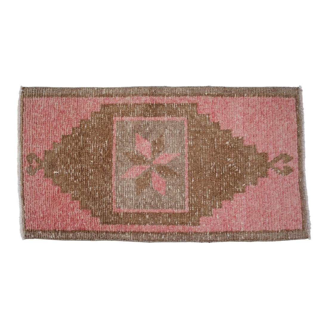 1970s Vintage Hand Knotted Small Rug (1 of 7)