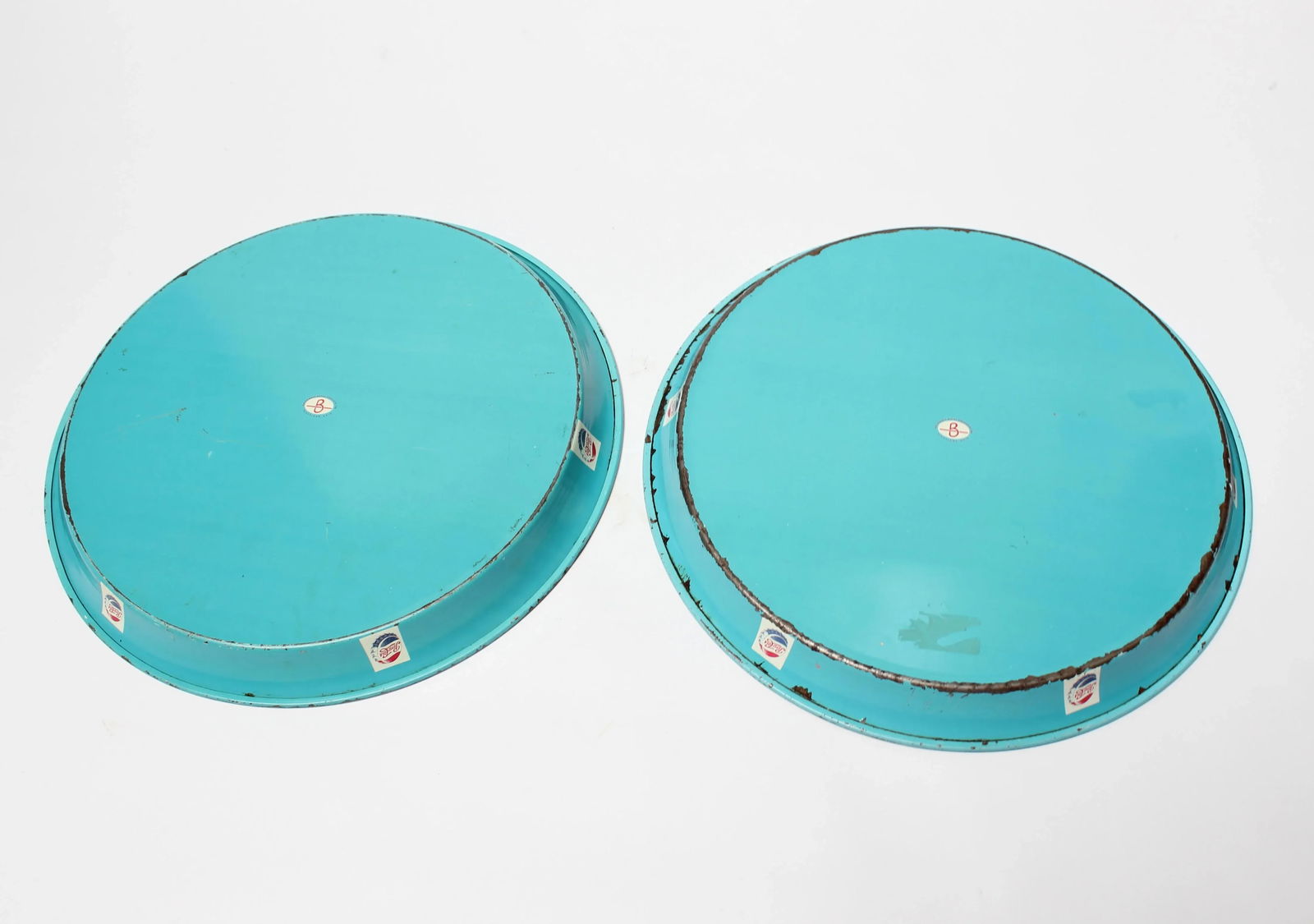 1955 Pepsi Cola Coney Island Boardwalk Tin Litho Trays- a Pair - 4