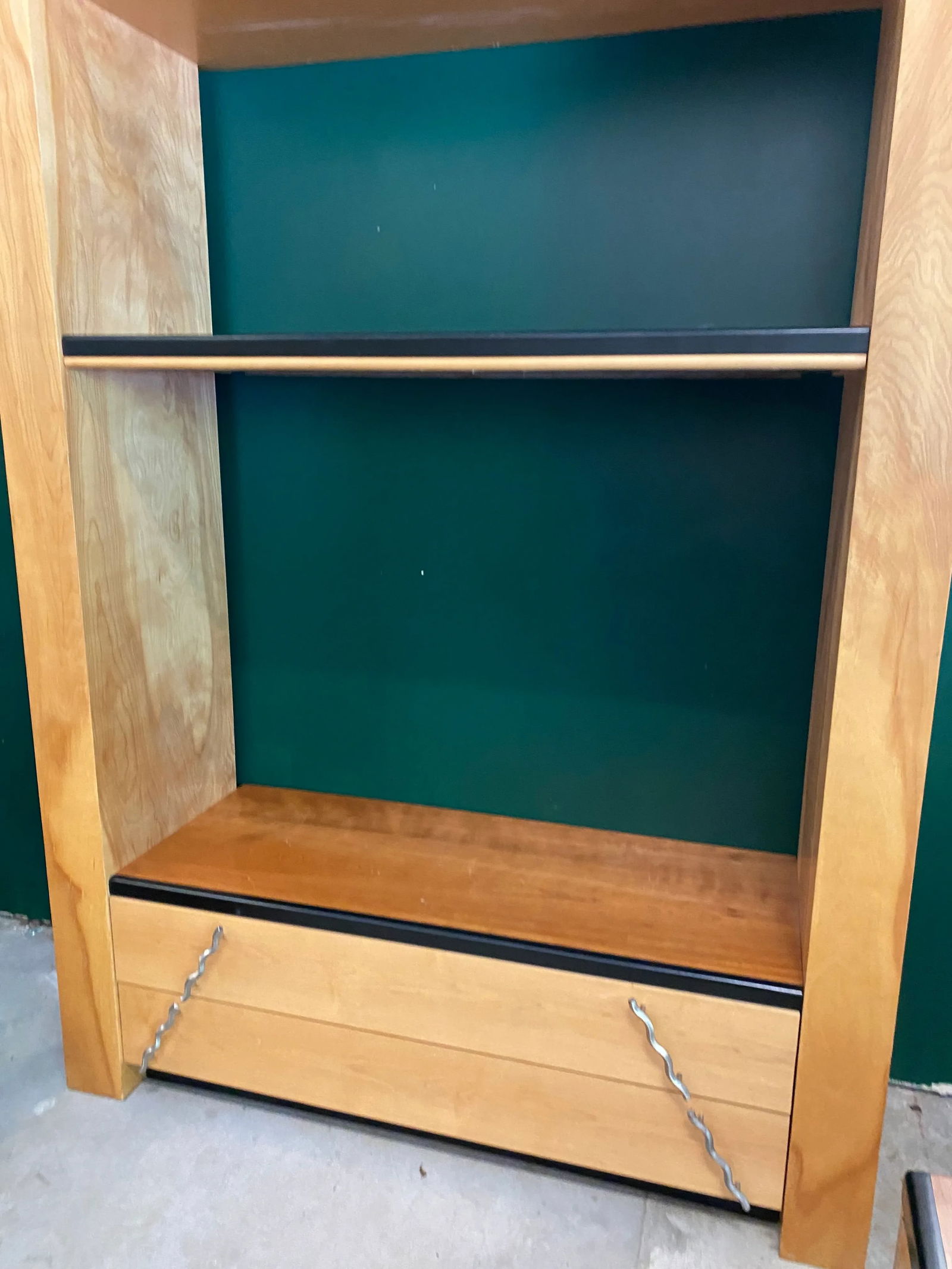 Large Art Deco Shelving Unit & Cabinets, 3 Pieces - 4