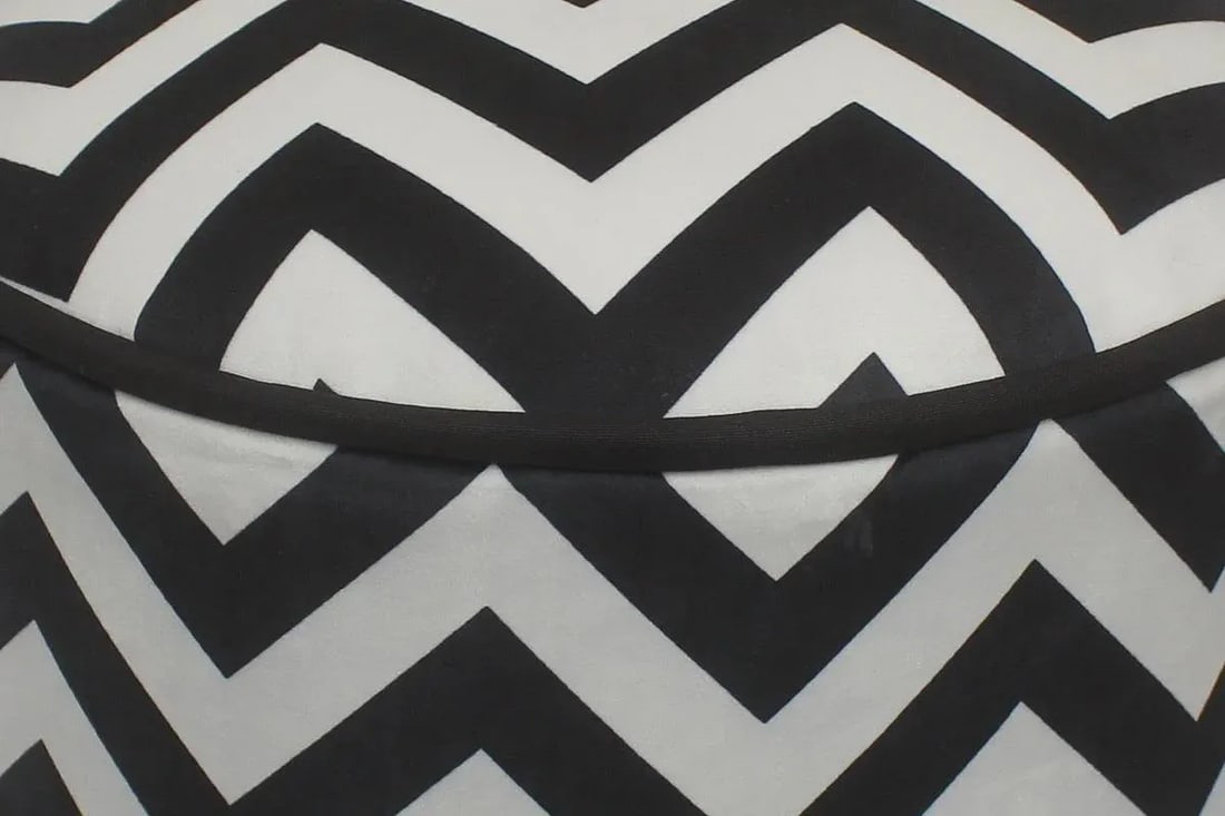 Boho Chic Small Handmade Italian Velvet Upholstered Foot Stool - 8