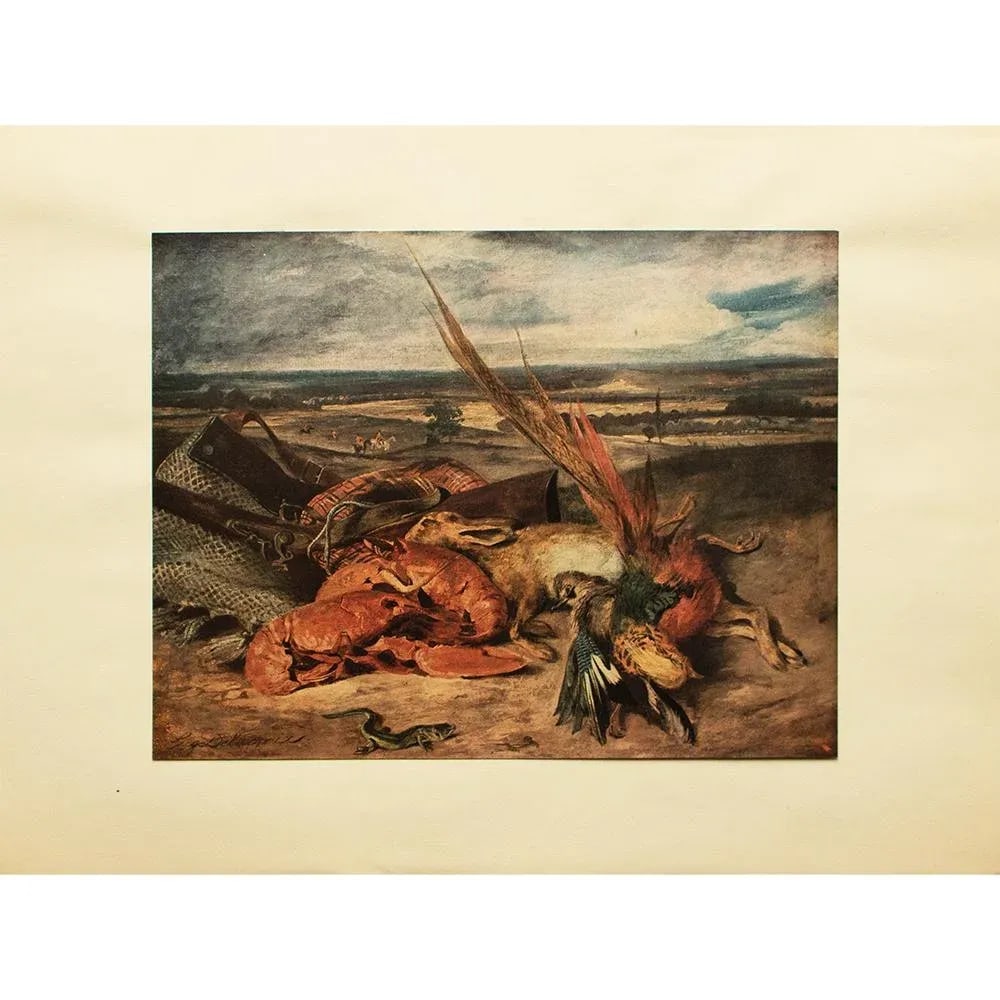 1940s After Eugene Delacroix Still Life First Edition Swiss Full-Color Print - 2