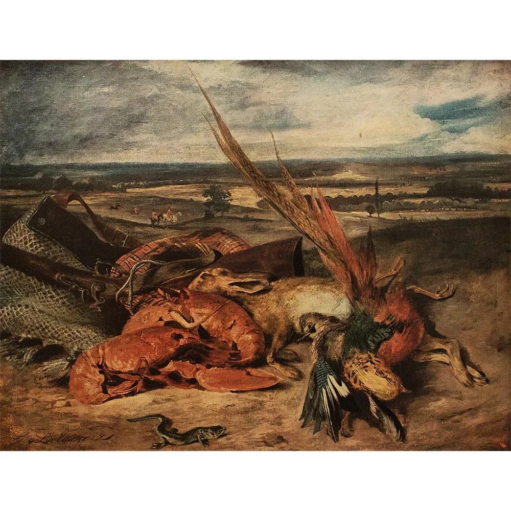 1940s After Eugene Delacroix Still Life First Edition Swiss Full-Color Print - 6